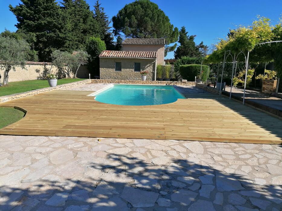 Superbe et confortable maison proche du Lubéron avec piscine privative et beau jardin - Climatisation Wifi