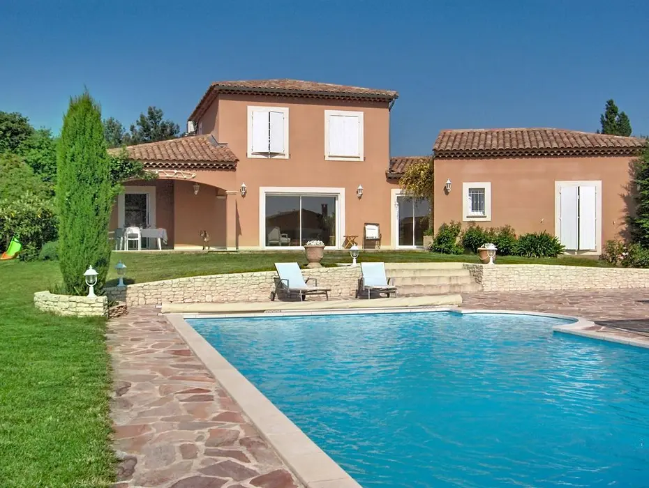 Prachtige villa met 4 slaapkamers met airconditioning, privézwembad, zomerkeuken, vlakbij Avignon en L'Isle-sur-la-Sorgue - Wifi