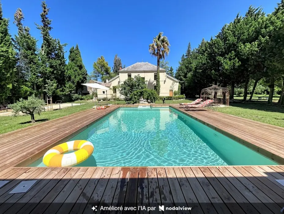 Prächtige bürgerliche Villa mit Pool und privatem Park in der Nähe der Alpilles und des Luberon – WLAN